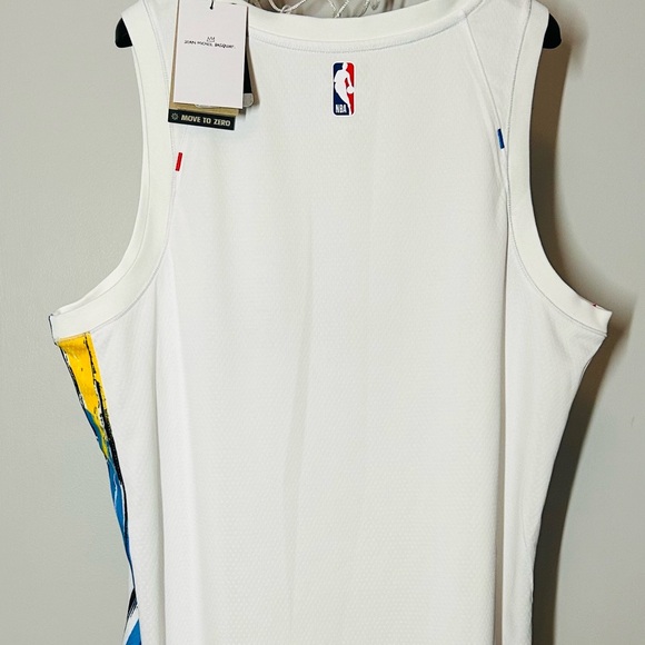 Nike Men's White Basketball Jersey - Picture 2 of 3